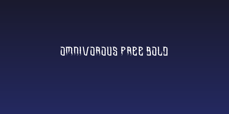 Omnivorous Free Bold Social Header