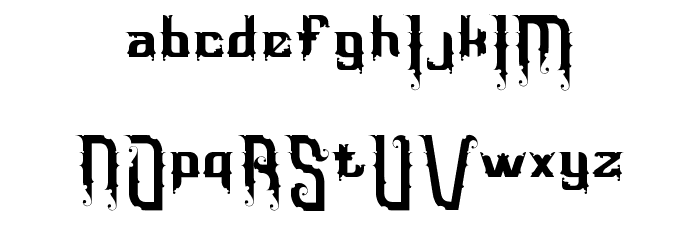 Omnivorous Regular 02 Font LOWERCASE