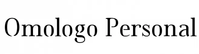 Omologo Personal  Descarca Fonturi Gratis
