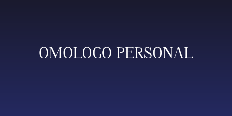 Omologo Personal Social Header