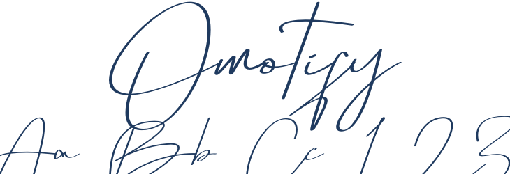 Omotify Font Preview