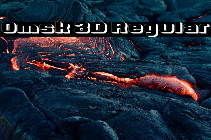 Omsk 3D Regular Example 3