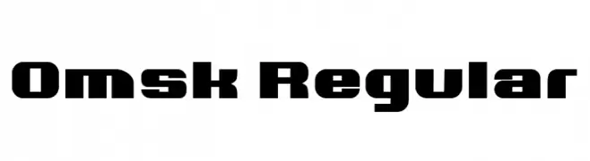 Omsk Regular  baixar fontes gratis