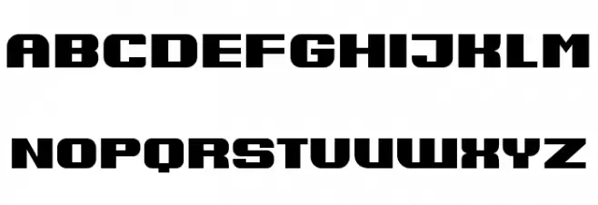Omsk Regular Font Litere mari