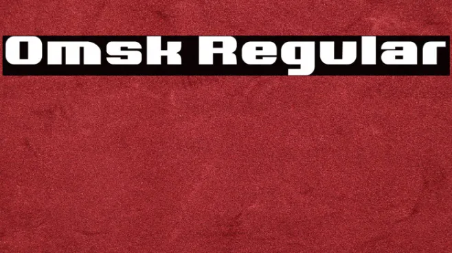 Omsk Regular Example 3