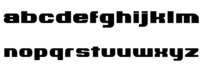 Omsk Regular Font LOWERCASE