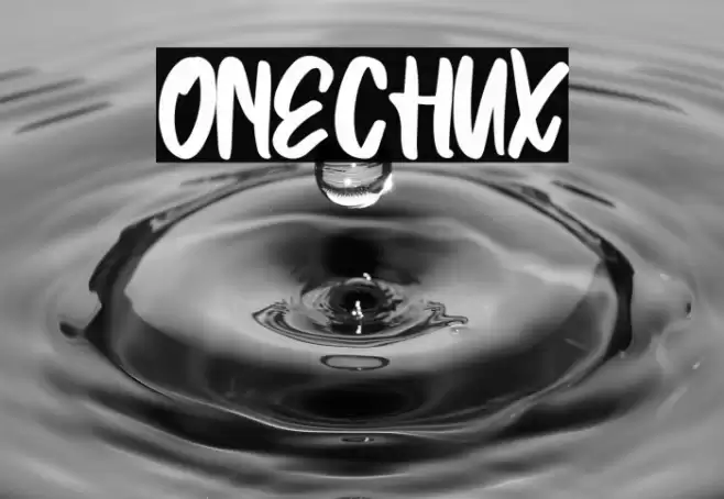 ONECHUX Font examples