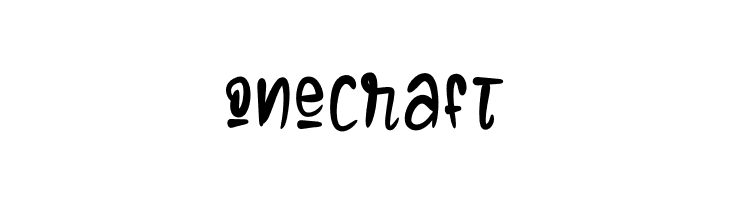 ONECRAFT  font caratteri gratis