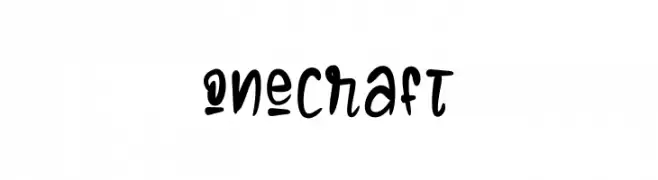 ONECRAFT  baixar fontes gratis
