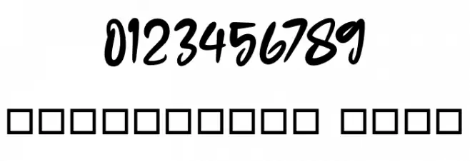 ONECRAFT Font OTHER CHARS