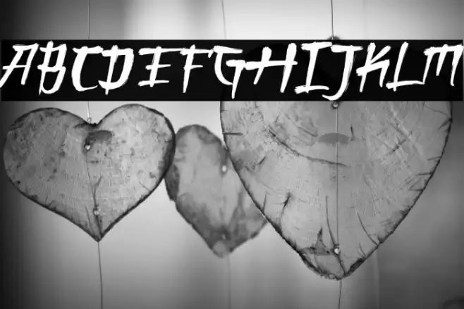 ONIGASHIMA Demo Version Font examples