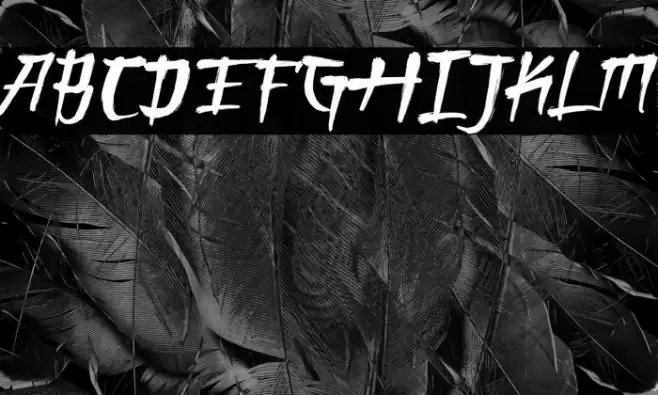 ONIGASHIMA Demo Version Font examples