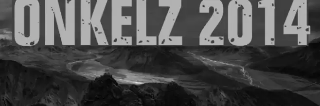 ONKELZ 2014 Font examples