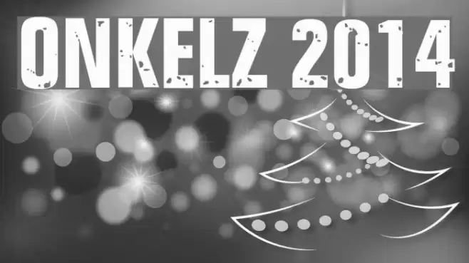 ONKELZ 2014 Font examples