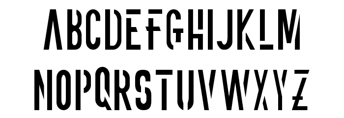 ONNIC DEMO Cutting Font LOWERCASE