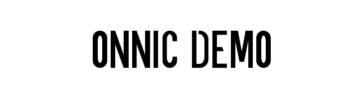 ONNIC DEMO  Descarca Fonturi Gratis