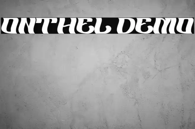 ONTHEL Demo Шрифта examples