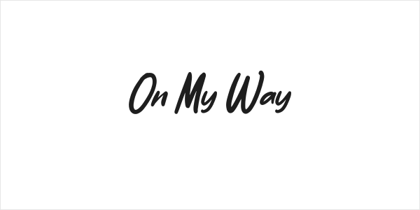 On My Way Logo