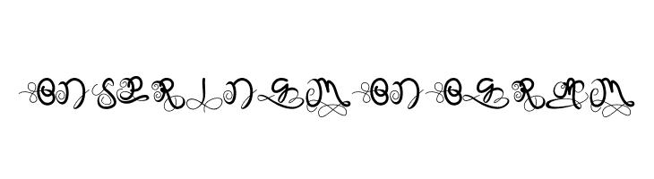 On Spring Monogram  font caratteri gratis