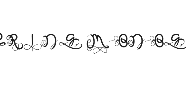 On Spring Monogram Logo