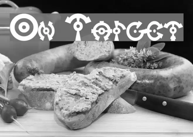 On Target Font examples