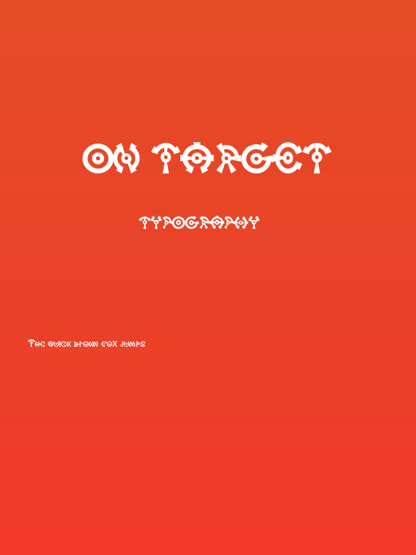 On Target Poster