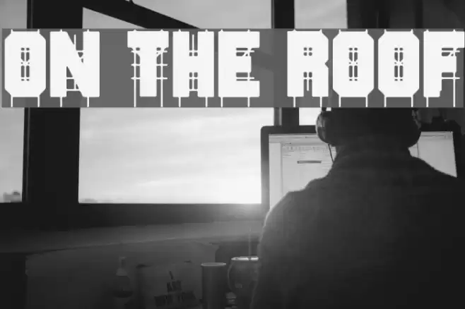 On The Roof Font examples