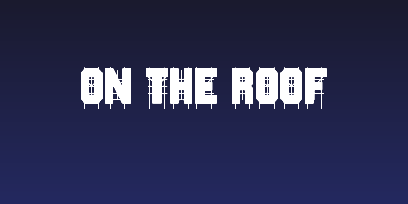 On The Roof Social Header