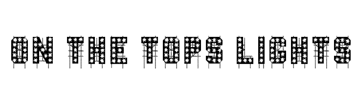 On The Tops Lights  font caratteri gratis
