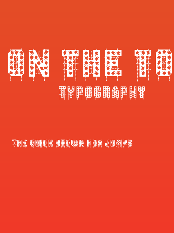 On The Tops Lights Poster