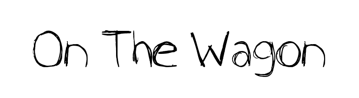 On The Wagon  免费字体下载