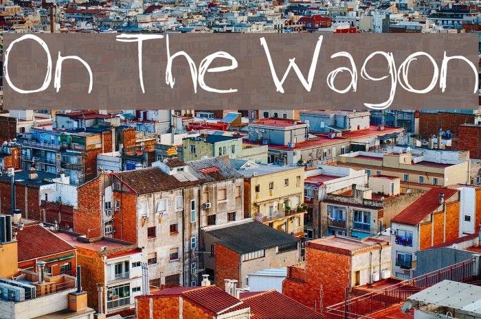 On The Wagon Font examples