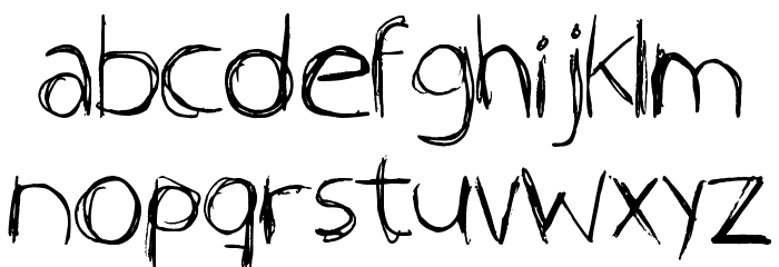 On The Wagon Font LOWERCASE