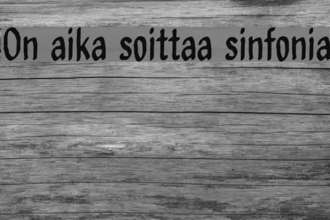On aika soittaa sinfonia examples