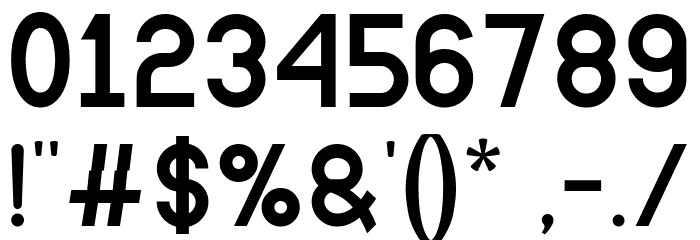 On the Other Side Font OTHER CHARS