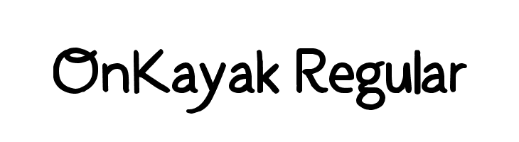 OnKayak-Regular Font