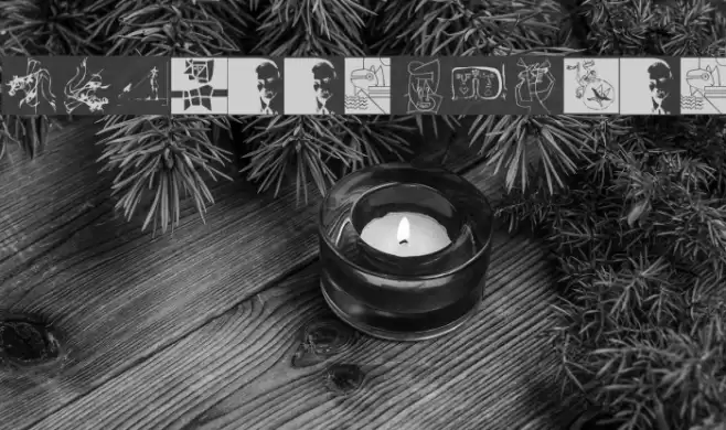 OnKleesTraces Font examples