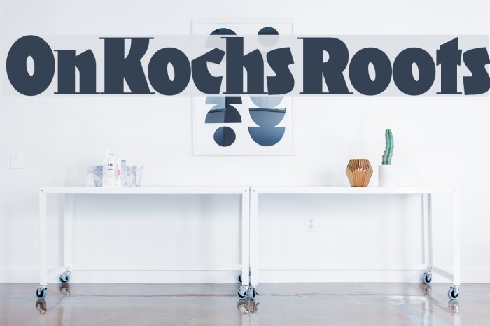 OnKochsRoots Font examples
