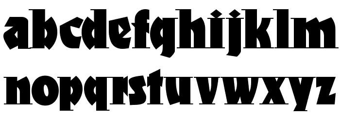 OnKochsRoots Font LOWERCASE