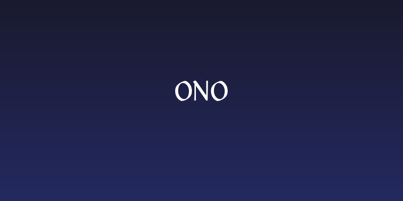 OnO Social Header