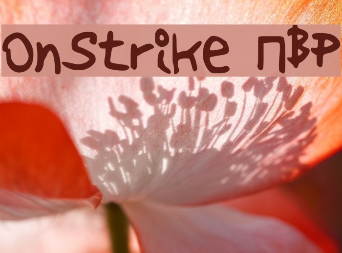 OnStrike NBP Font examples