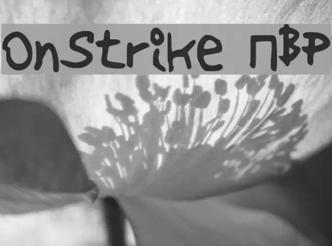 OnStrike NBP Font examples