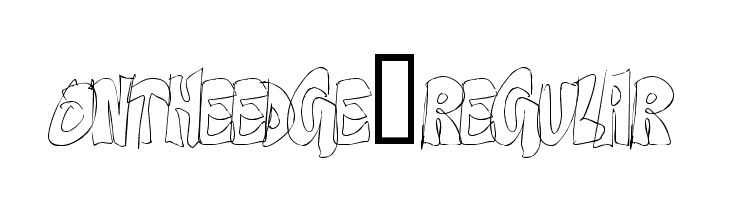 OnTheEdge-Regular Font