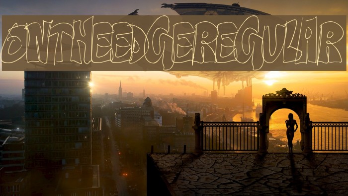 OnTheEdge-Regular Font examples