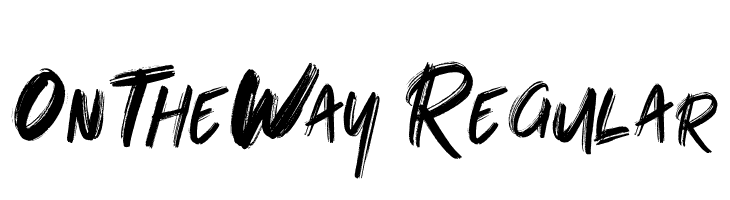 OnTheWay-Regular  Descarca Fonturi Gratis