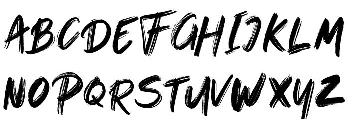 OnTheWay-Regular Font LOWERCASE