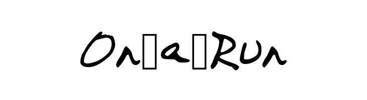 On_a_Run Font
