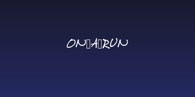 On_a_Run Social Header