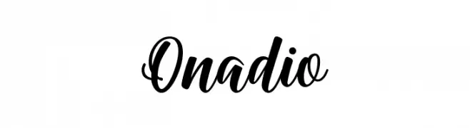 Onadio  Frei Schriftart Herunterladen