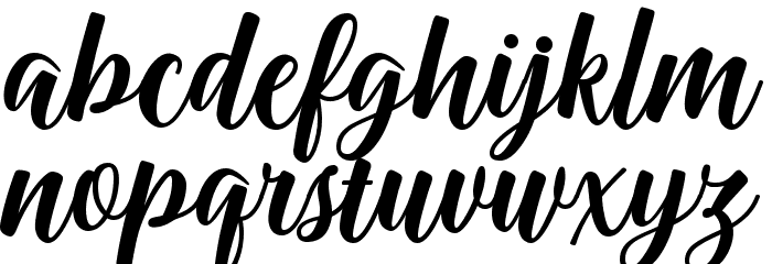 Onadio Font LOWERCASE